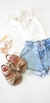 Body Bebê Camisa Branco Animê L2124 - loja online