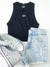 Shorts Jeans Teen Desfiado Iam Authoria R3119 na internet