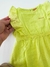 Macaquinho Bebê Em Laise Verde Neon Up Baby 44336-Vn - loja online