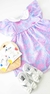 Macaquinho Bebê Floral Lilás E Rosa Mon Sucré 23002 - 3Kids