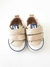 Tênis Em Couro Infantil Com Velcro Bege Gambo T10590 - comprar online