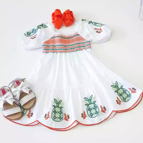 Vestido Infantil Abacaxi Nanai 601284