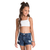 Top Infantil Básico Branco Kyly 107638