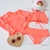 Biquíni Infantil 3 Peças Laranja Neon Kukiê 52717-L
