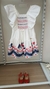 Vestido Infantil Em Tricoline Mickey Animê P5423 - comprar online