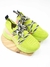Tênis Meia Infantil Verde Neon Menina Rio