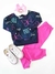 Conjunto Infantil Blusa E Calça Moletom Flanelado Borboletas Kyly 10000914 (Camisa vendida separadamente)