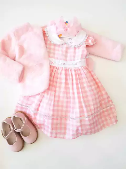 Casaco Pêlos Infantil Rosa Kukiê 70355