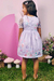 Vestido Infantil Floral Lilás Infanti 67843 - comprar online