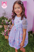 Vestido Infantil Floral Lilás Infanti 67843