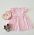 Vestido Bebê Tule E Strass Rosa Animê L2287 - loja online