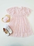 Vestido Infantil Paetês Rosa Animê P5516 - loja online