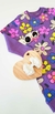 Vestido Infantil Moletom Flanelado Floral Roxo Up Baby 44861-Rx - 3Kids