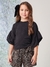 Conjunto Infantil Blusa Tricot Shorts Paetês Animê (Tam. 14 Ao 16) N3772-Gd