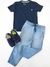 Calça Jeans Infantil Jogger Onda Marinha 1.231.082 - 3Kids