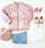 Jaqueta Puffer Infantil Rosa Metálico Milon 15675 - comprar online