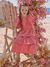 Vestido Infantil Rosa Animê N3403 na internet