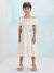 Vestido Infantil Anarruga Off White Animê N3406