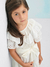 Vestido Infantil Laise Off White Animê P5337 - comprar online
