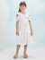 Vestido Infantil Laise Branco Animê N3388 - loja online