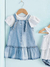 Salopete Jeans Infantil Animê L2157 na internet