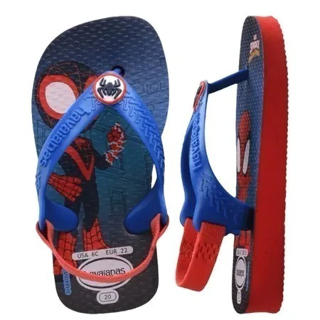 Chinelo Havaianas Bebê Homem Aranha 223489