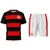 Conjunto Flamengo Infantil Vermelho E Branco 10062751 na internet