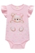 Body Bebê Ursinho Infanti Rosa 75395 na internet