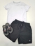 Shorts Infantil Tactel Preto Om 233.022-Pr
