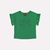 Blusa Infantil Love Com Strass Verde Kyly 1000552-Vd - 3Kids