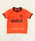 Camisa Barcelona Infantil Laranja Neon 1300060 - loja online