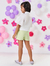 Camisa Infantil Menina Com Strass Branca Cinti 12179