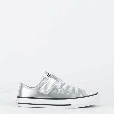 Tênis All Star Infantil Com Velcro Prata Converse Ck12540001 - comprar online