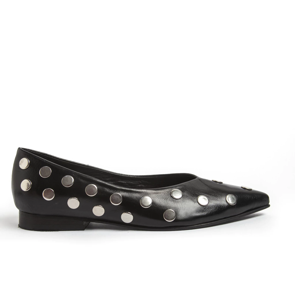 BALLERINA FLAT GREY - NEGRA