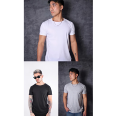 Pack X3 Remeras Lisas