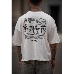 Remera Boxy Fit Health Blanco