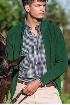 Cardigan con cierre Remo Verde en internet