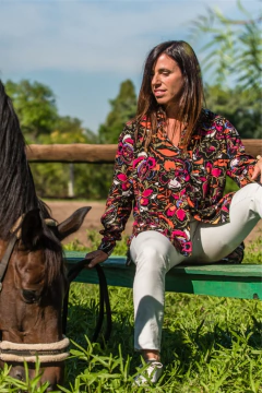 Camisa Coralina Negro - Scotfield