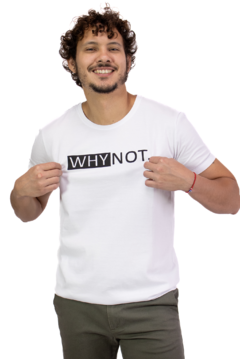 Remera Cocoa Estampada Blanca Why Not - 01 - Scotfield