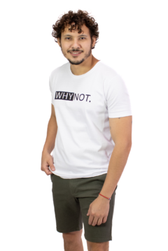 Remera Cocoa Estampada Blanca Why Not - 01 en internet