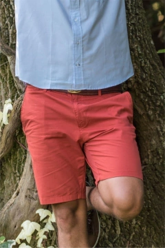 Bermuda Maquiavelo Lacre - Sin Spandex - comprar online