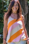 Musculosa Split Naranja - X5