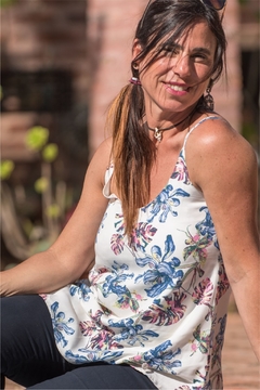 Musculosa Split Crudo - 10 en internet