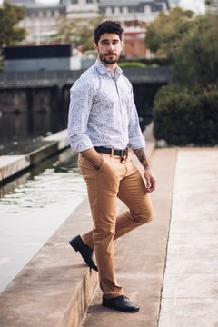 Camisa Flower - Manga Larga Fit - Scotfield