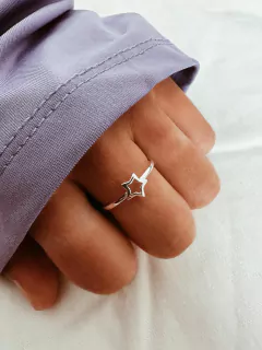 Anillo plata 925 - ESTRELLITA CALADA