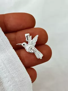 DIJE PLATA 925 Y CRISTALES - COLIBRI - comprar online