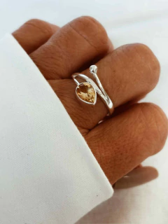 Anillos plata 925 y piedras naturales - CAETANA - comprar online