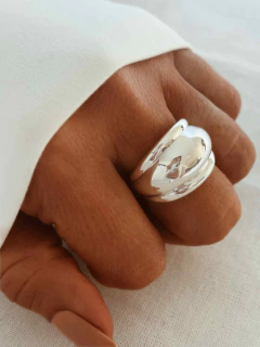 Anillo plata inflada 925 - ZINA en internet