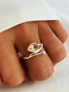 Anillos plata 925 y piedras naturales - CAETANA en internet