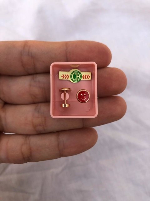 Abridores perno oro 18 Kts 